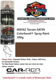 000162 Terrain SATIN Colorbond® Spray Paint 300g