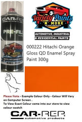 HIT0R222 Hitachi Orange Gloss Enamel Spray Paint 300g