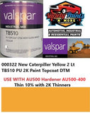 000322 New Caterpiller Yellow 2 Lt TB510 PU 2K Paint Topcoat DTM