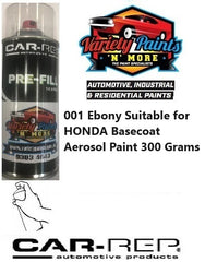 001 Ebony Suitable for HONDA Basecoat Aerosol Paint 300 Grams