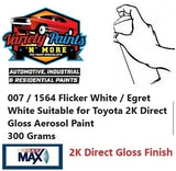 007 / 1564 Flicker White / Egret White Suitable for Toyota