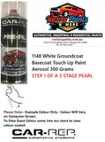 1148 White Groundcoat Basecoat Touch Up Paint Aerosol 300 Grams STEP 1