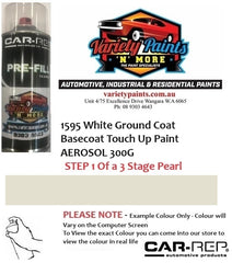 1595 White Ground Coat Basecoat Touch Up Paint AEROSOL