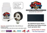 18L GRAPHITE BLACK MICA / JAVA Black Pearl Subaru Acrylic Touch Up Bottle 50ml