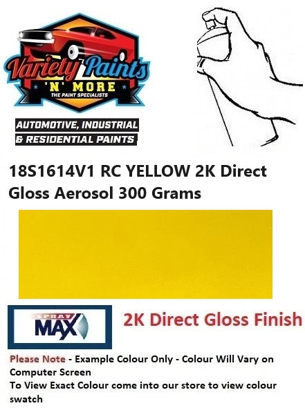 18S1614V1 RC YELLOW VARIANT 1 862 2K DIRECT GLOSS 862  300G AEROSOL