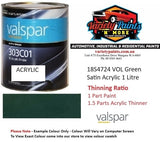 18S4724 VOL Green Satin Acrylic 1 Litre