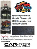 2B059 Imperial Blue Metallic Gloss Acrylic GMH Holden Aerosol Paint 300 Grams