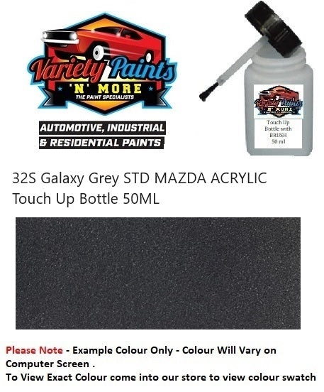 32S Galaxy Grey STD MAZDA ACRYLIC Touch Up Bottle 50ML