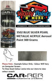 3502 BLUE SILVER PEARL METALLIC ACRYLIC Aerosol Paint 300 Grams
