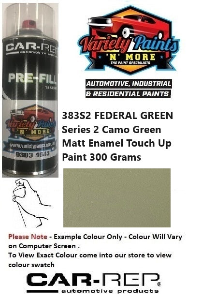 383S2 FEDERAL GREEN Series 2 Camo Green Matt Enamel Touch Up Paint 300 Grams 1IS 54A
