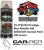 39-9792/B176 Indigo Blue Metallic GM BASECOAT Aerosol Paint 300 Grams