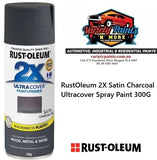 RustOleum 2X Satin Charcoal Ultracover Spray Paint 300G