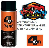 4CR 7446 Texture STRUCTURE SPRAY - FINE Clear  400 Gram Spray