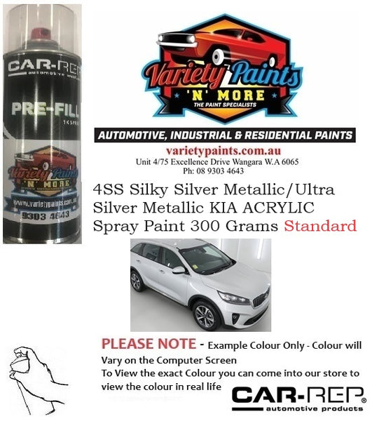 4SS Silky Silver Metallic/Ultra Silver Metallic KIA Acrylic