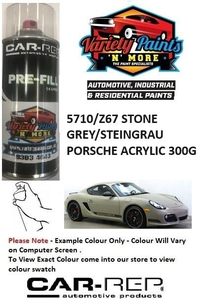 5710/Z67 STONE GREY/STEINGRAU PORSCHE ACRYLIC 300G