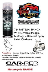 724 PASTELLO BIANCO WHITE (Vespa) Piaggio Scooter Basecoat Spray Paint 300 Grams