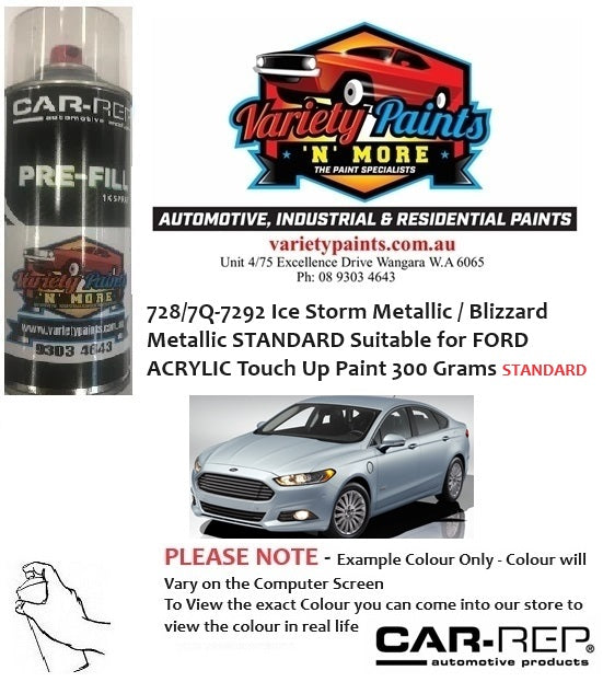 728/7Q-7292 Ice Storm Metallic / Blizzard Metallic STANDARD