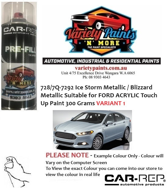 728/7Q-7292 Ice Storm Metallic / Blizzard Metallic VARIANT 1