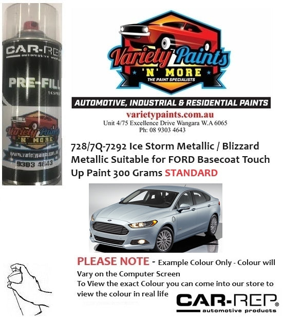 728/7Q-7292 Ice Storm Metallic / Blizzard Metallic STANDARD