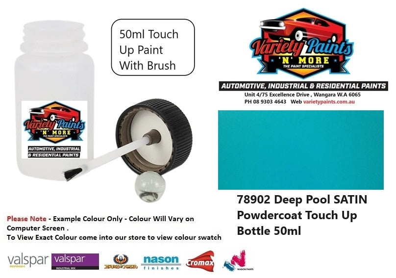 78902 Deep Pool SATIN Powdercoat Touch Up Bottle 50ml