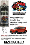 AAQ Wild Orange Metallic KIA Basecoat Spray Paint 300 Grams