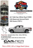 AZ-7446 Star White Pearl FORD USA Basecoat Aerosol Paint 300 Grams