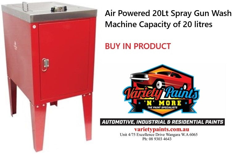 Air Powered 20Lt Spray Gun Wash Machine Capacity of 20 litres (BUY IN ITEM)