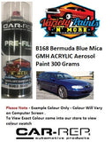 B168 Bermuda Blue Mica GMH ACRYLIC Aerosol Paint 300 Grams