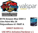 B176 Amazon Blue GMH 4 Litre Paint Mix 2K Polyurethane 4:1 PART A