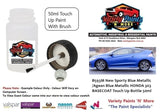 B593M New Sporty Blue Metallic /Agean Blue Metallic HONDA Basecoat Touch Up Bottle 50ml