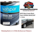 B92P Black Hawk Black Pearl HONDA BASECOAT 2 Litres