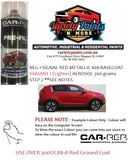 BEG SIGNAL RED METALLIC KIA BASECOAT VARIANT 1 (Lighter) AEROSOL 300 grams STEP 2 **SEE NOTES