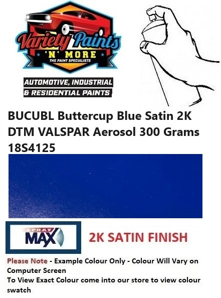 BUCUBL Buttercup Blue Satin 2K TB511 Aerosol 300 Grams 18S4125