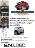 C349 OR 349 Alpine Rain Metallic /LASURITBLAU Metallic Suitable for Mercedes Acrylic Aerosol 300g