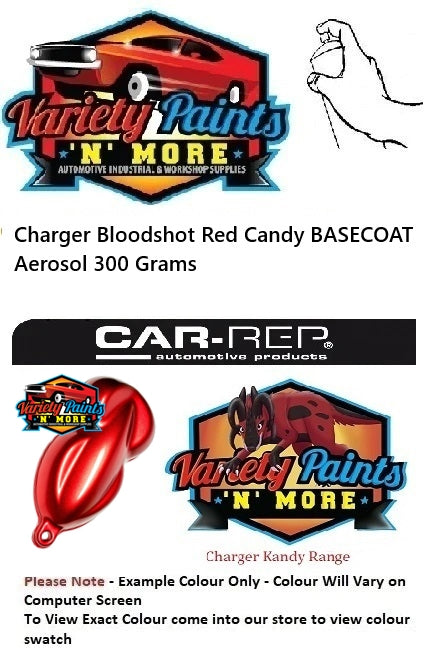 Charger Bloodshot Red Candy BASECOAT Aerosol 300 Grams