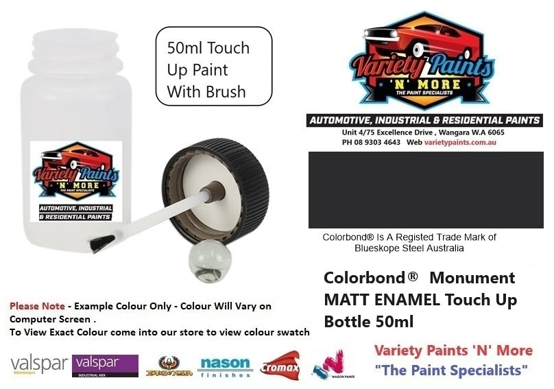 Monument Colorbond® MATT Touch Up Bottle 50ml