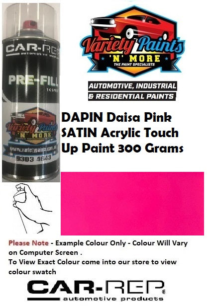 DAPIN Daisa Pink SATIN Acrylic Touch Up Paint 300 Grams