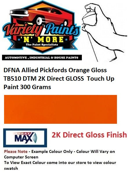 DFNA Allied Pickfords Orange TB510 DTM 2K Direct GLOSS Touch Up Paint 300 Grams