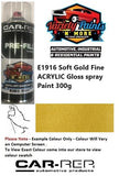 E1916 Soft Gold Fine ACRYLIC Gloss spray Paint 300g