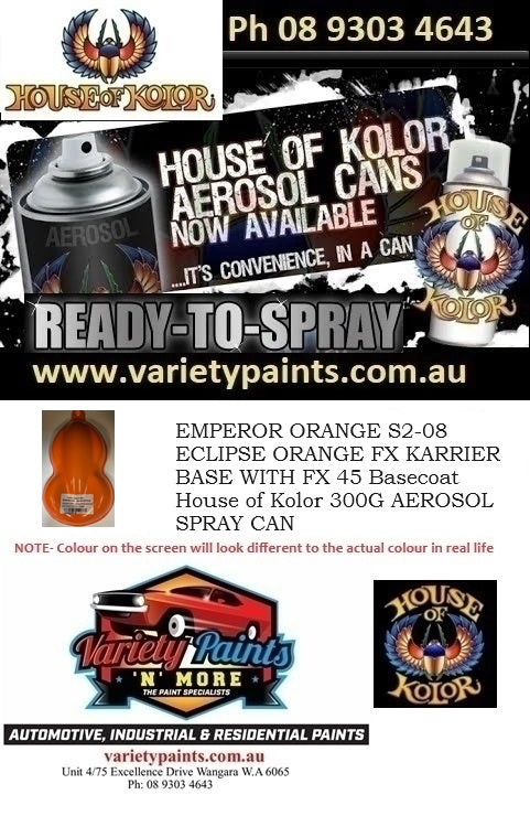 EMPEROR ORANGE S2-08 ECLIPSE ORANGE FX KARRIER BASE