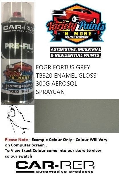 FOGR FORTUS GREY TB320 ENAMEL GLOSS 300G AEROSOL