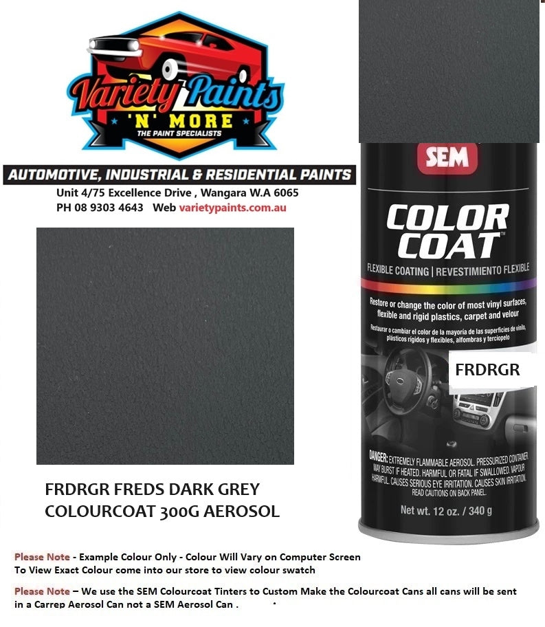 FRDRGR FREDS DARK GREY COLOURCOAT 300G AEROSOL