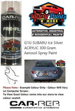 G1U SUBARU Ice Silver ACRYLIC 300 Gram Aerosol Spray Paint 1IS