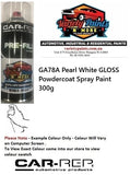 GA78A Pearl White GLOSS Powdercoat Spray Paint 300g