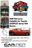 H8R Hot Lava Suitable for Toyota ACRYLIC Spray 300 Grams