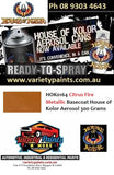 HOK0164 Citrus Fire Metallic Basecoat House of Kolor Aerosol 300 Grams