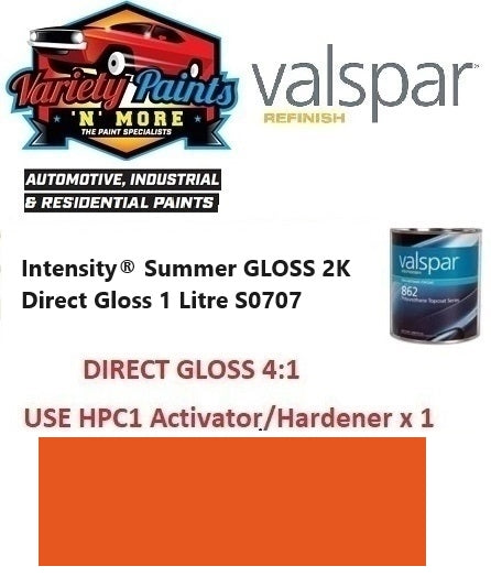 Intensity® Summer GLOSS 2K Direct Gloss 1 Litre S0707