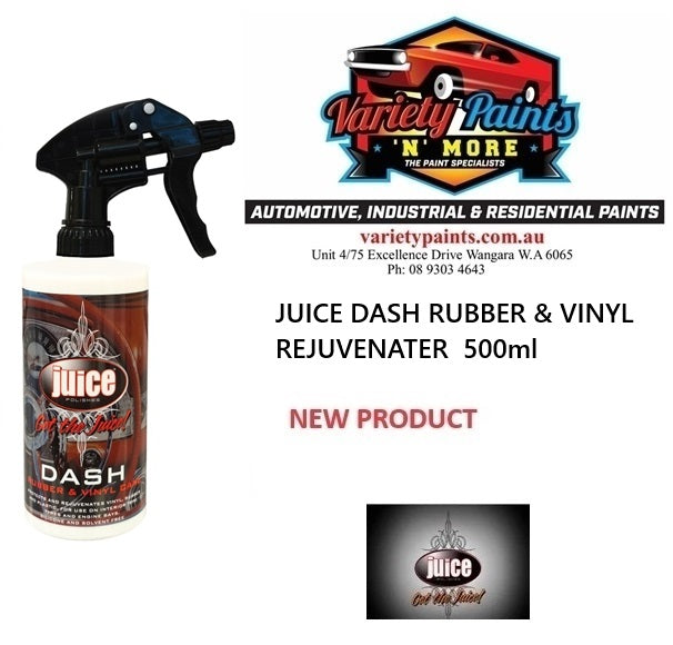 JUICE DASH RUBBER & VINYL REJUVENATER  500ml