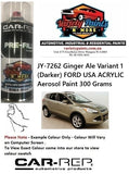 JY-7262 Ginger Ale Variant 1 (Darker) FORD USA ACRYLIC Aerosol Paint 300 Grams