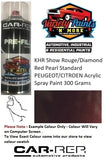 KHR Show Rouge/Diamond Red Pearl Standard PEUGEOT/CITROEN Acrylic Spray Paint 300 Grams